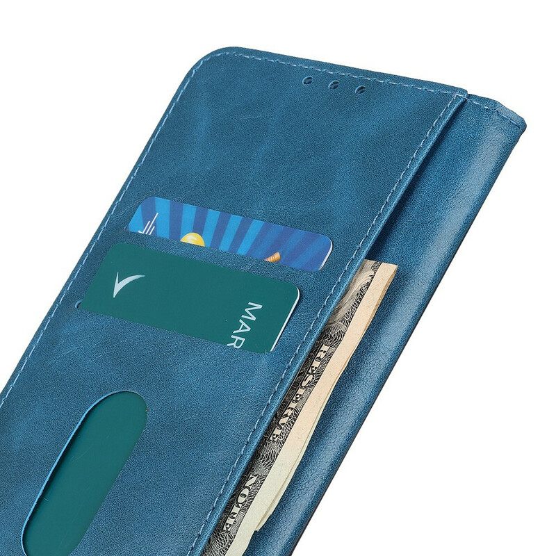Nahkakotelo iPhone 13 Tricolor Vintage Leather Effect