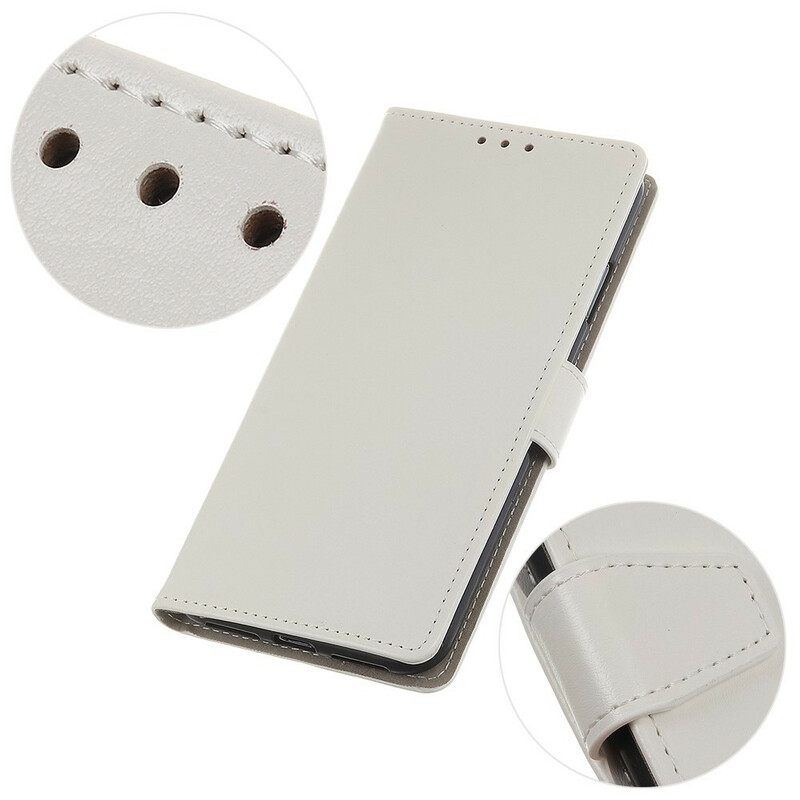 Nahkakotelo iPhone 13 Yksinkertainen Kiiltävä Nahkaefekti