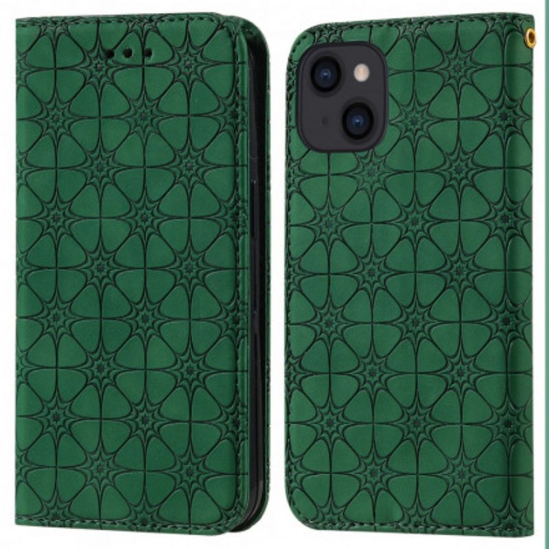 Puhelinkuoret iPhone 13 Kotelot Flip Baroque Flowers