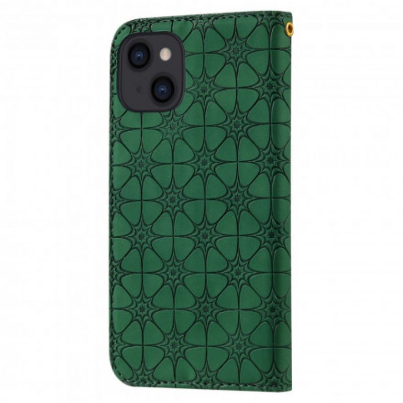 Puhelinkuoret iPhone 13 Kotelot Flip Baroque Flowers