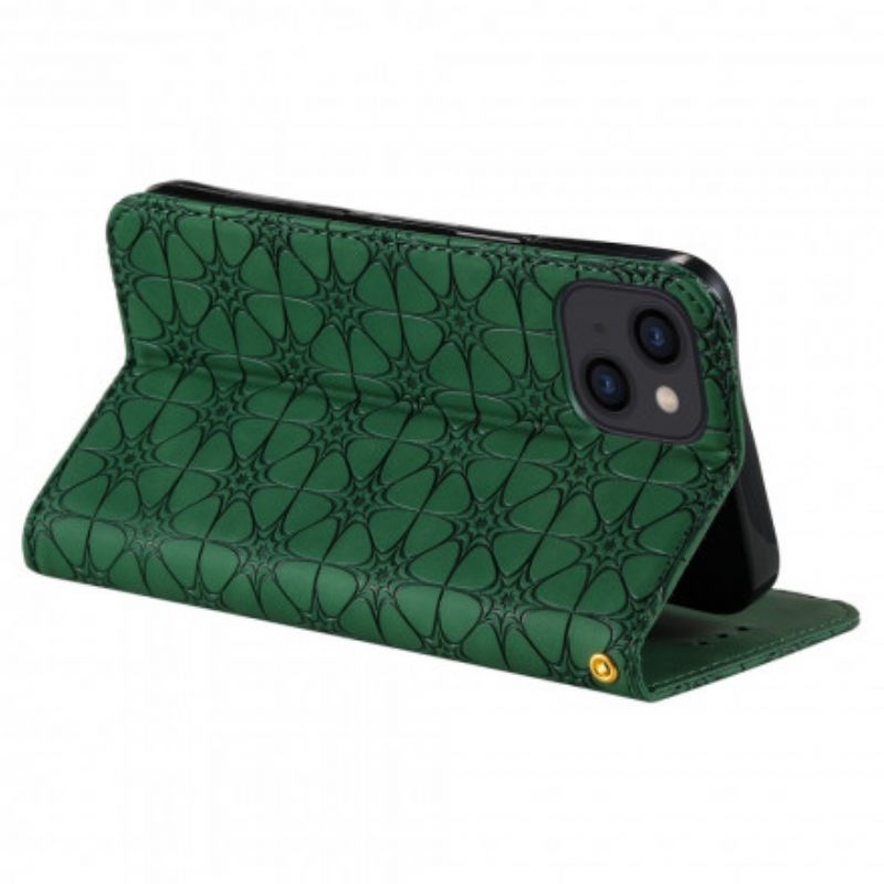 Puhelinkuoret iPhone 13 Kotelot Flip Baroque Flowers