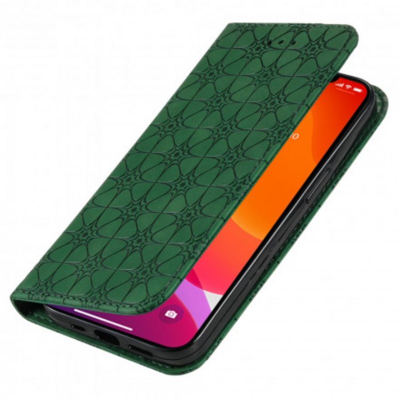 Puhelinkuoret iPhone 13 Kotelot Flip Baroque Flowers