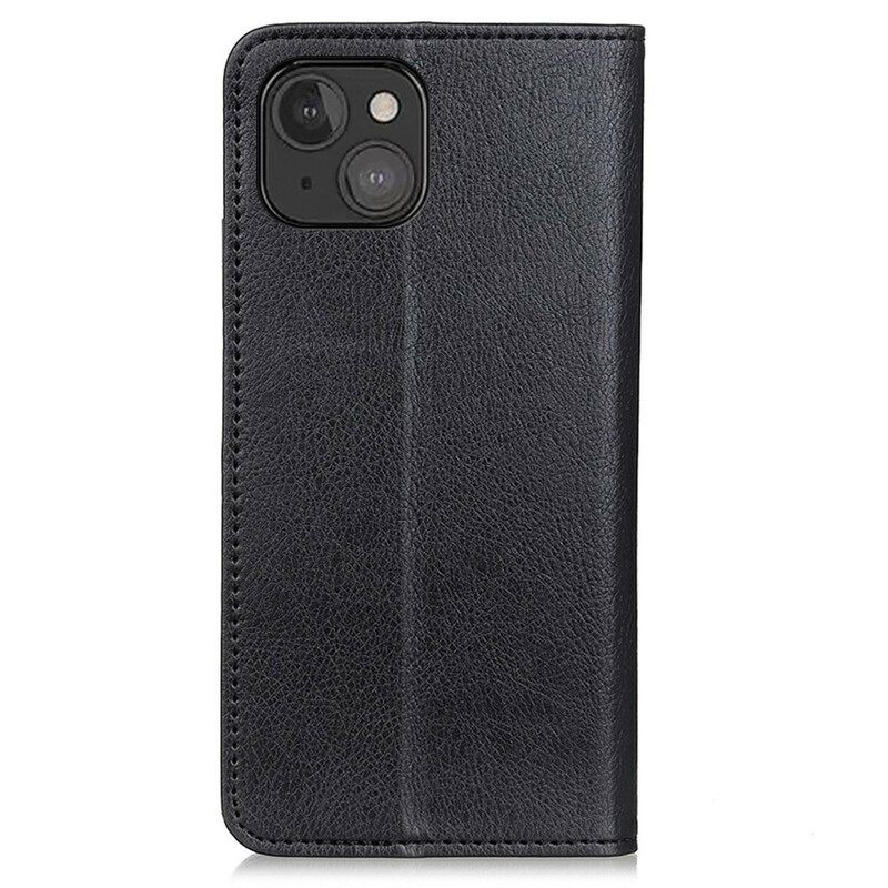 Puhelinkuoret iPhone 13 Kotelot Flip Litchi Haljattu Nahka