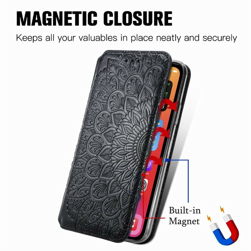 Puhelinkuoret iPhone 13 Kotelot Flip Mandala