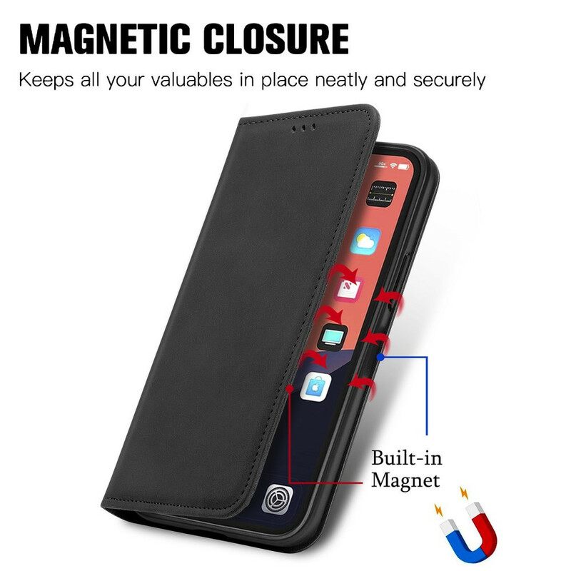 Puhelinkuoret iPhone 13 Kotelot Flip Skin-touch Design
