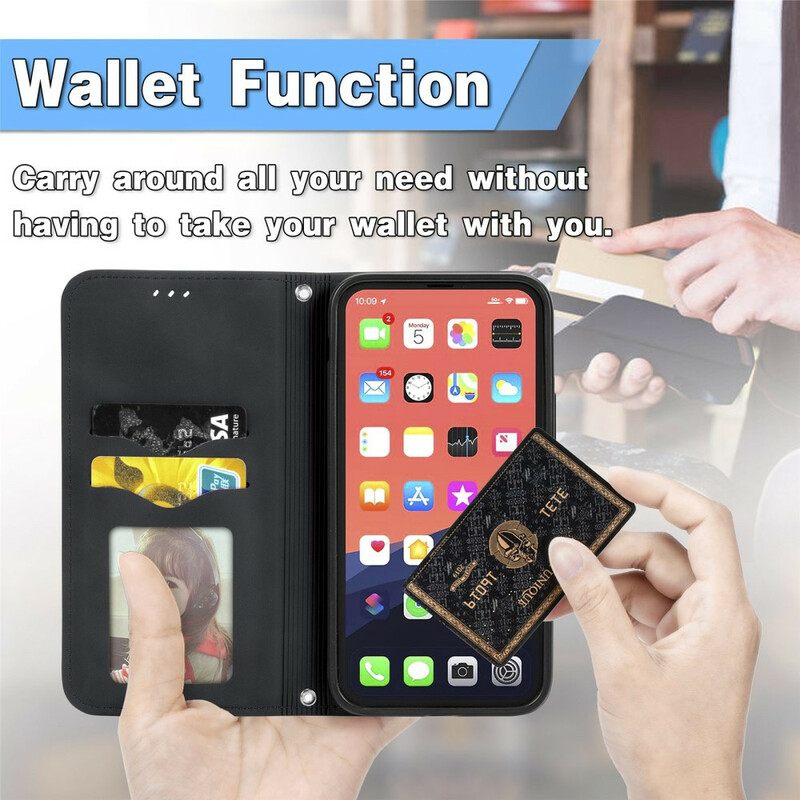 Puhelinkuoret iPhone 13 Kotelot Flip Skin-touch Design
