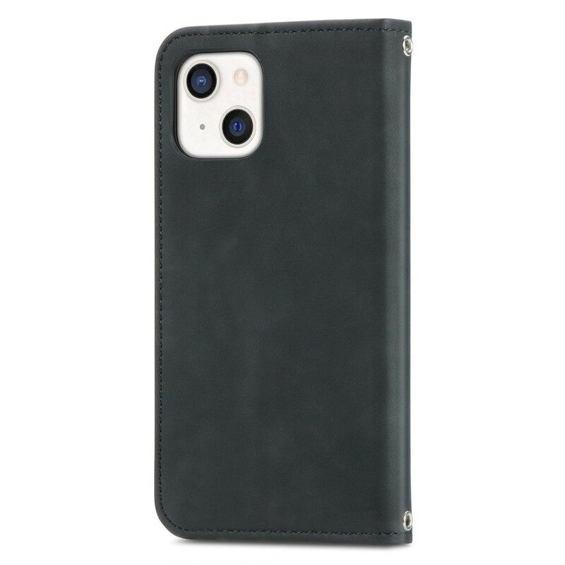 Puhelinkuoret iPhone 13 Kotelot Flip Skin-touch Design