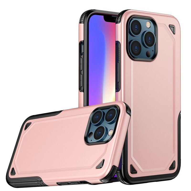 Case iPhone 13 Pro Max Armor Metal Effect