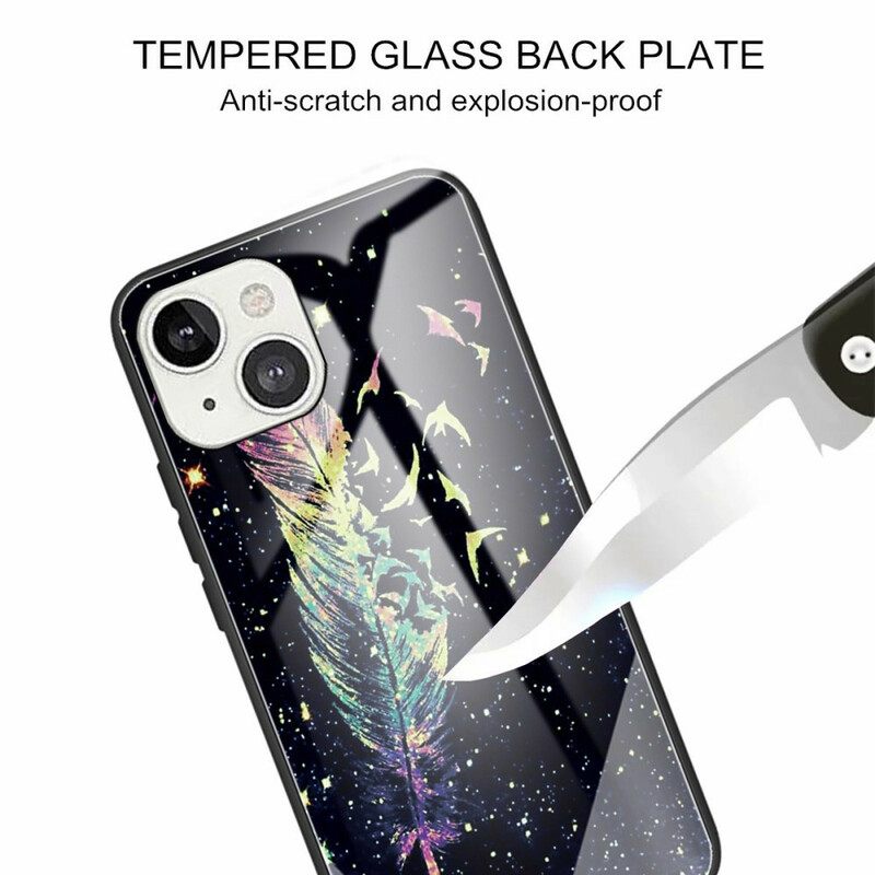 Case iPhone 13 Pro Max Feather Tempered Glass