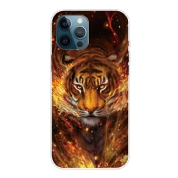 Case iPhone 13 Pro Max Flexible Tiger