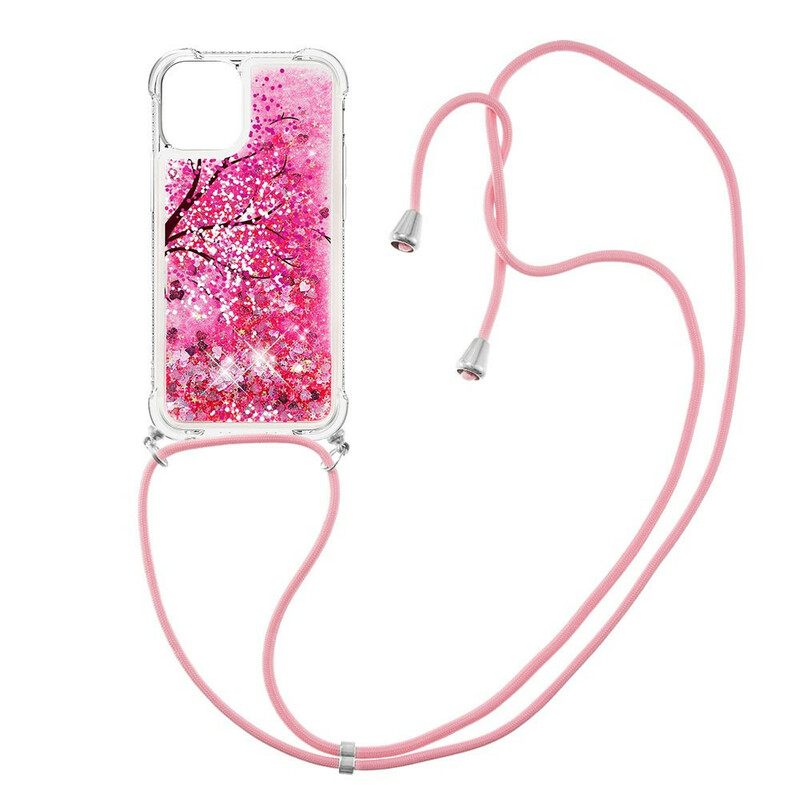 Case iPhone 13 Pro Max Kiristysnyörillä Vetonauhakiiltopuuhun