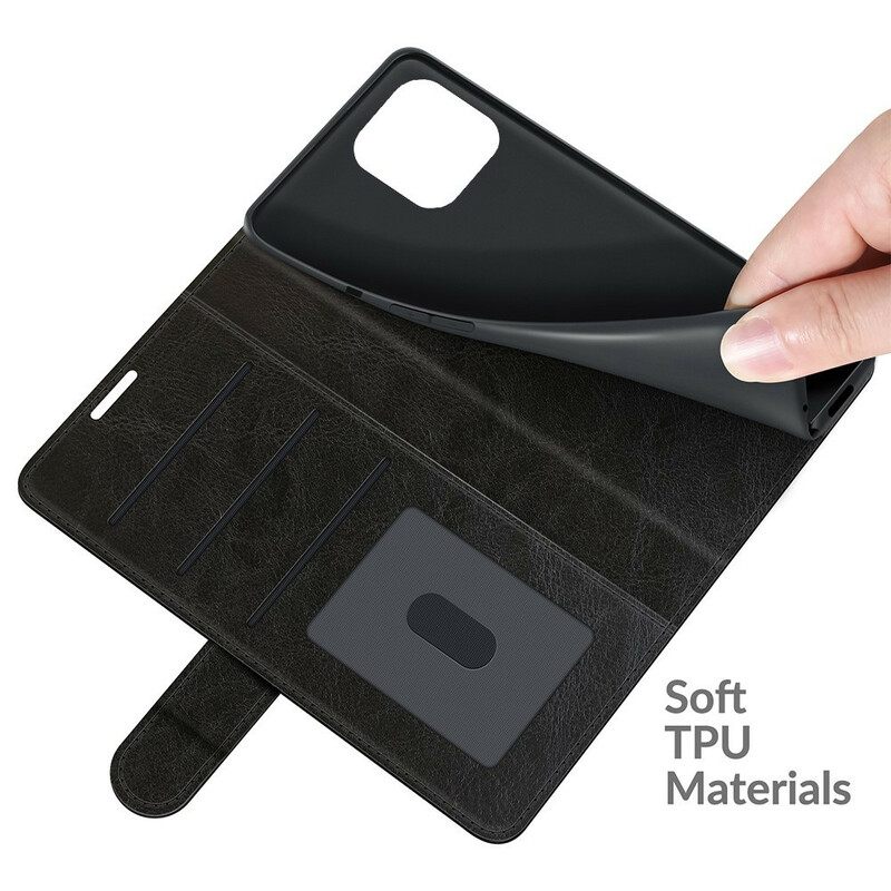 Kotelot iPhone 13 Pro Max Faux Leather Ultra