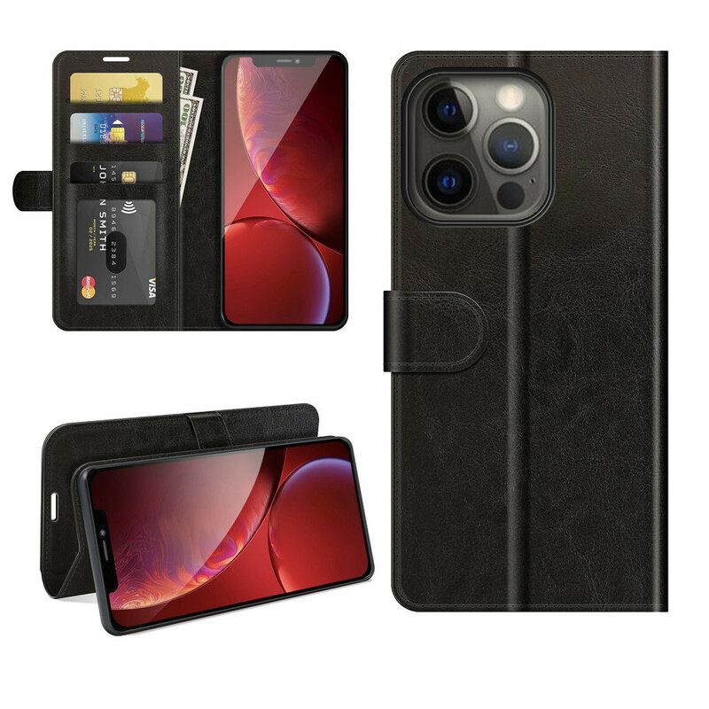 Kotelot iPhone 13 Pro Max Faux Leather Ultra