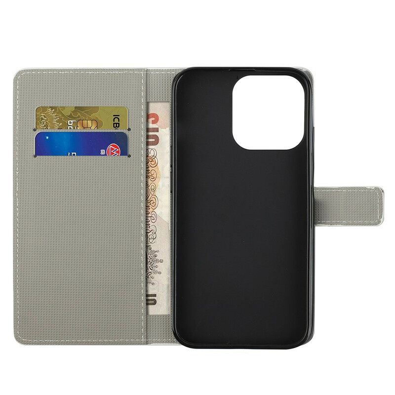 Kotelot iPhone 13 Pro Max Hullut Perhoset