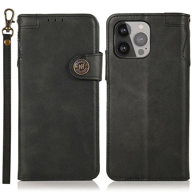Kotelot iPhone 13 Pro Max Khazneh Magneettipainike