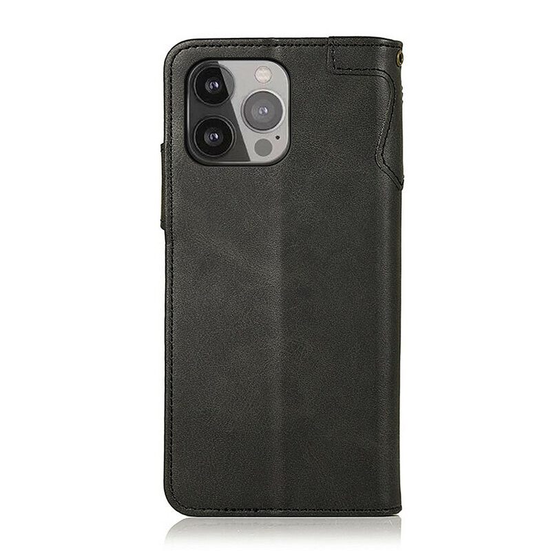 Kotelot iPhone 13 Pro Max Khazneh Magneettipainike