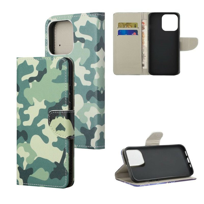 Kotelot iPhone 13 Pro Max Military Camouflage