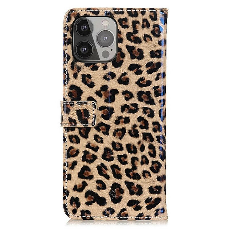 Kotelot iPhone 13 Pro Max Simple Leopard