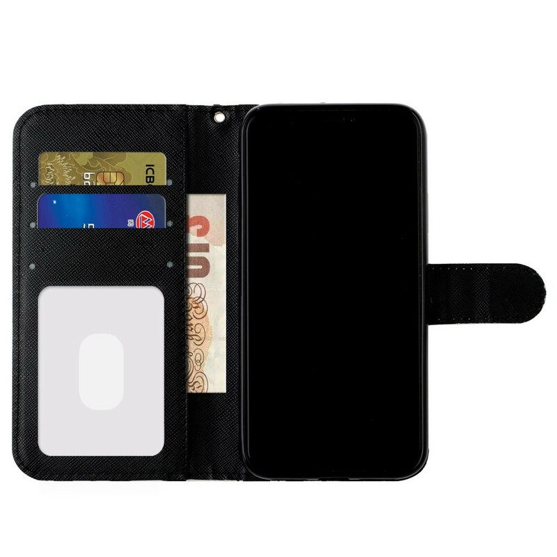 Kotelot iPhone 13 Pro Max Suojaketju Kuori Kitten Light Strap Kohdevalot