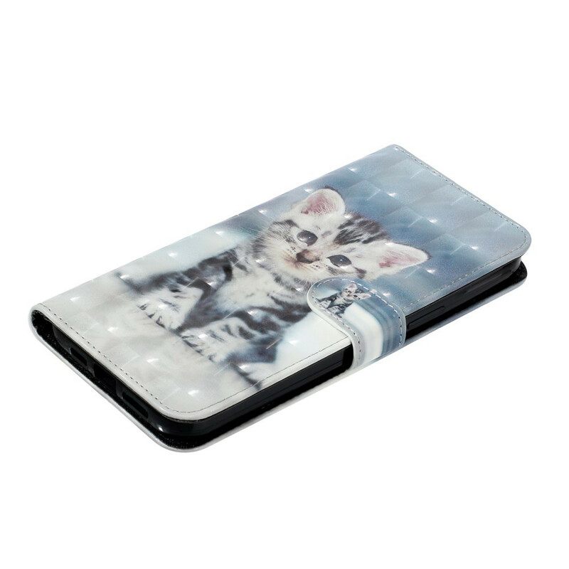 Kotelot iPhone 13 Pro Max Suojaketju Kuori Kitten Light Strap Kohdevalot