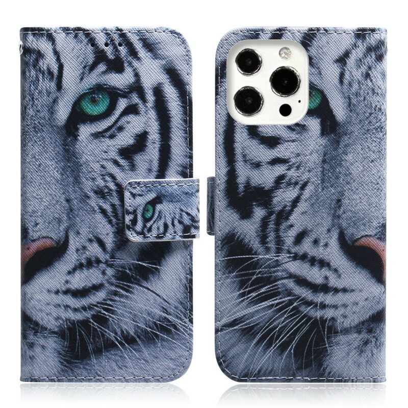 Kotelot iPhone 13 Pro Max Tiger Face