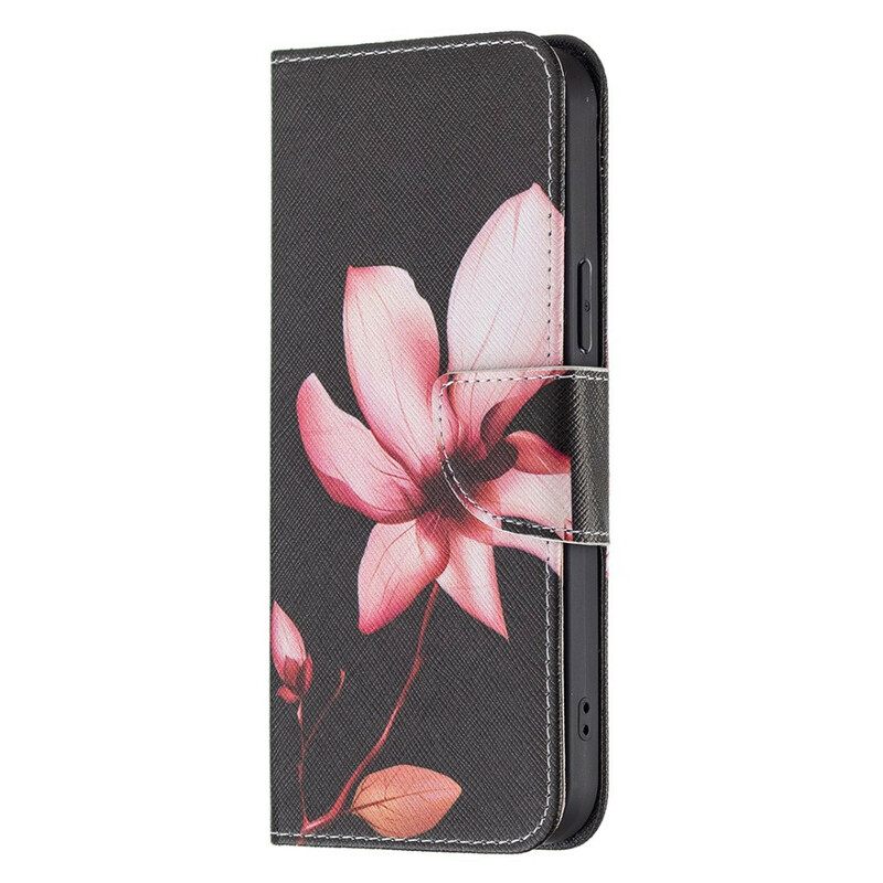 Kotelot iPhone 13 Pro Max Vaaleanpunainen Kukka