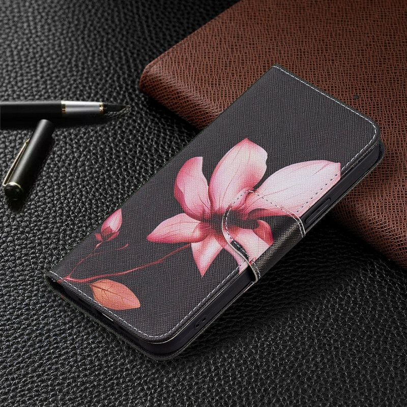 Kotelot iPhone 13 Pro Max Vaaleanpunainen Kukka