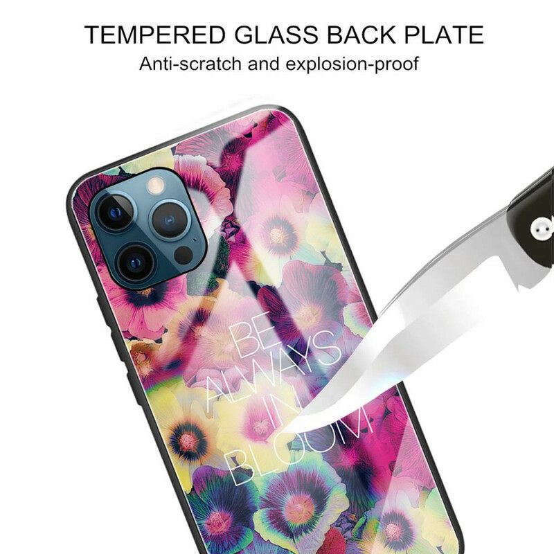 Kuori iPhone 13 Pro Max Be Always In Bloom Karkaistu Lasi