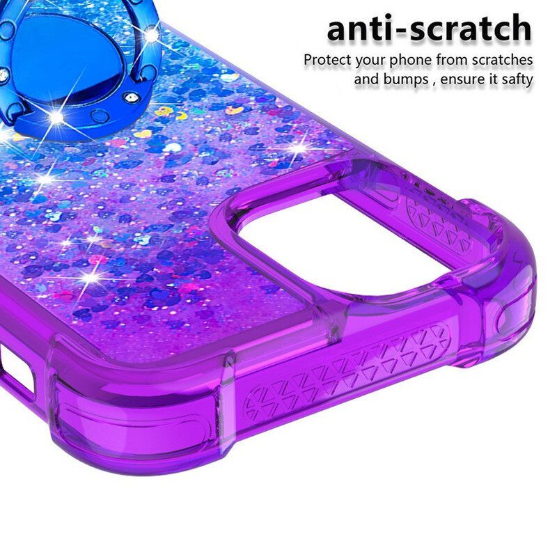 Kuori iPhone 13 Pro Max Glitter Ring Tuki