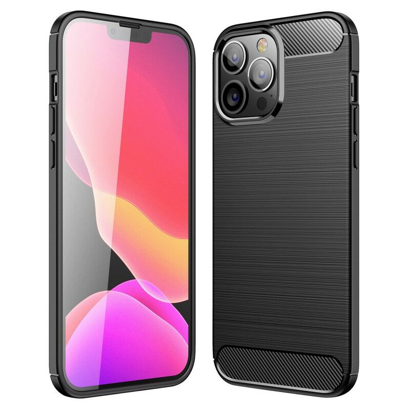 Kuori iPhone 13 Pro Max Harjattu Hiilikuitu