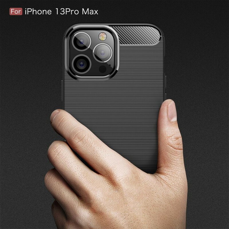 Kuori iPhone 13 Pro Max Harjattu Hiilikuitu