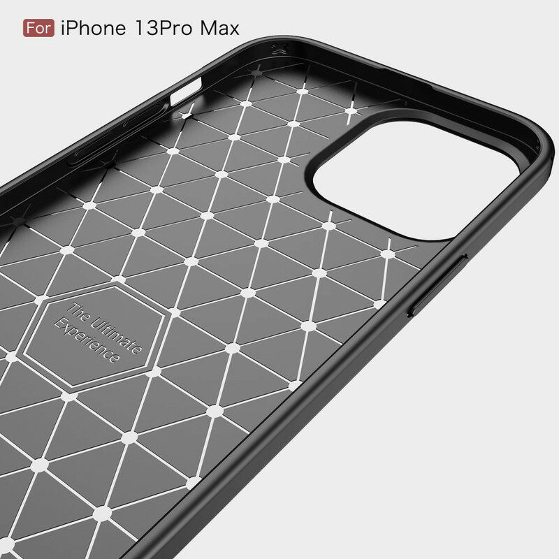 Kuori iPhone 13 Pro Max Harjattu Hiilikuitu