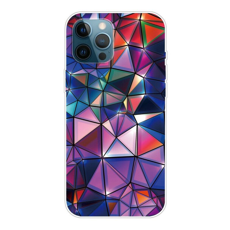Kuori iPhone 13 Pro Max Joustava Geometria