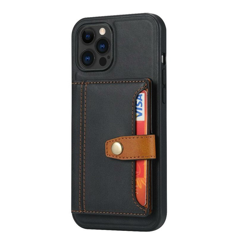 Kuori iPhone 13 Pro Max Korttipidikkeen Hihnapidike