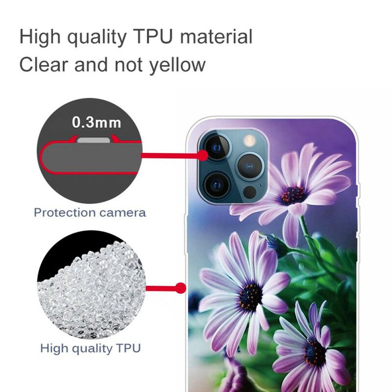 Kuori iPhone 13 Pro Max Realistiset Kukat