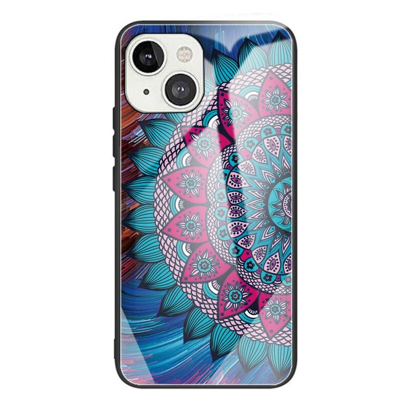 Kuori iPhone 13 Pro Max Tempered Glass Mandala
