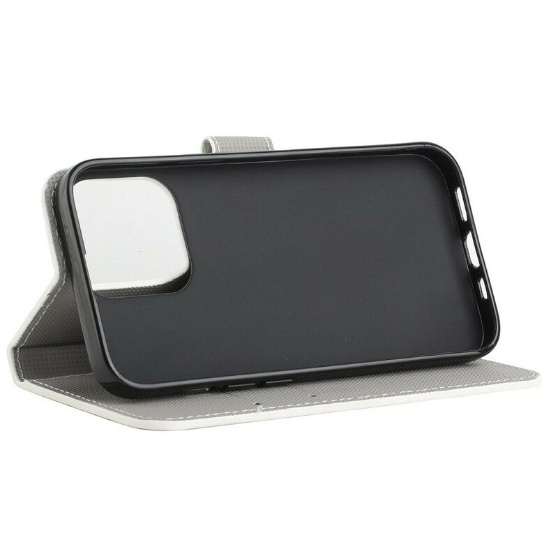 Nahkakotelo iPhone 13 Pro Max Englannin Lippu