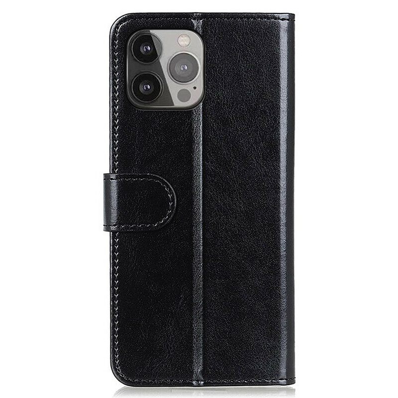 Nahkakotelo iPhone 13 Pro Max Faux Leather Finesse