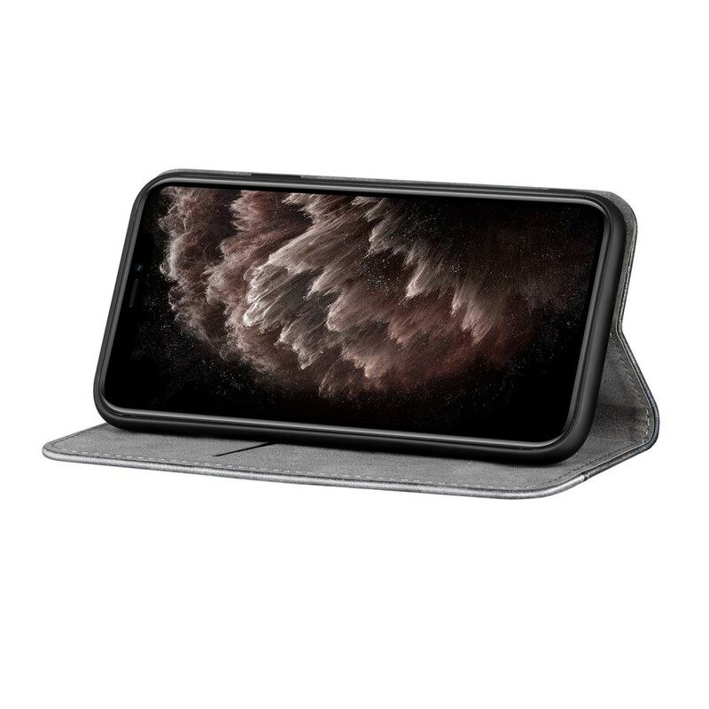 Puhelinkuoret iPhone 13 Pro Max Kotelot Flip Bicolor Leather Effect