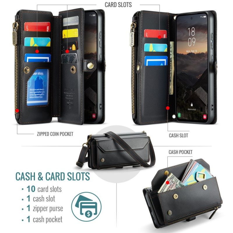 Kotelot Samsung Galaxy S26 Plus 10 Caseme-korttikoteloa Suojakuori