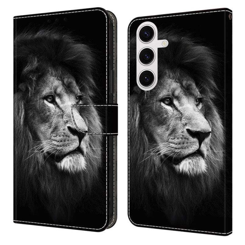 Kotelot Samsung Galaxy S26 Plus Mustavalkoinen Leijona