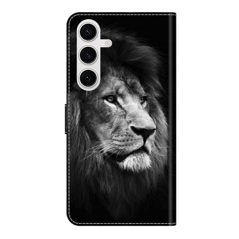 Kotelot Samsung Galaxy S26 Plus Mustavalkoinen Leijona
