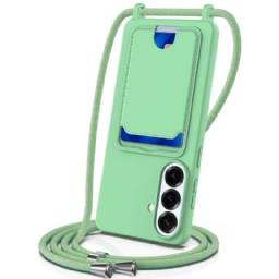 Kuori Samsung Galaxy S26 Plus Korttikotelo Ja Nauha