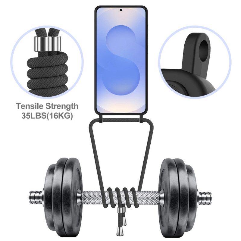 Kuori Samsung Galaxy S26 Plus Korttikotelo Ja Nauha