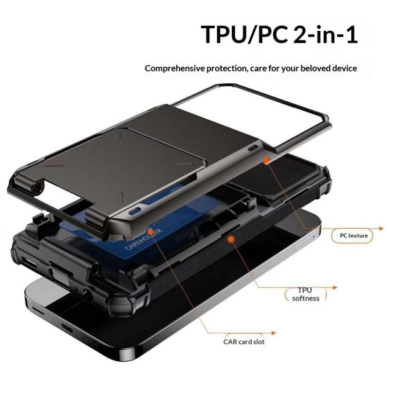 Kuori Samsung Galaxy S26 Plus Läpinäkyvä Korttikotelo Suojakuori