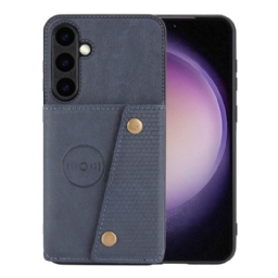 Kuori Samsung Galaxy S26 Plus Nahkakuvioinen Korttikotelo