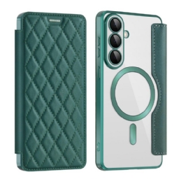 Nahkakotelo Samsung Galaxy S26 Plus Pehmustettu Rfid-korttikotelo