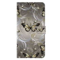 Nahkakotelo Samsung Galaxy S26 Plus Pitsiperhosia