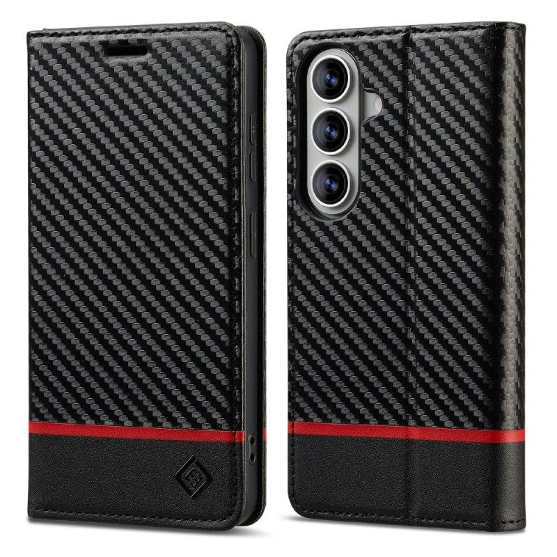 Nahkakotelo Samsung Galaxy S26 Plus Puhelinkuoret Hiilikuitu