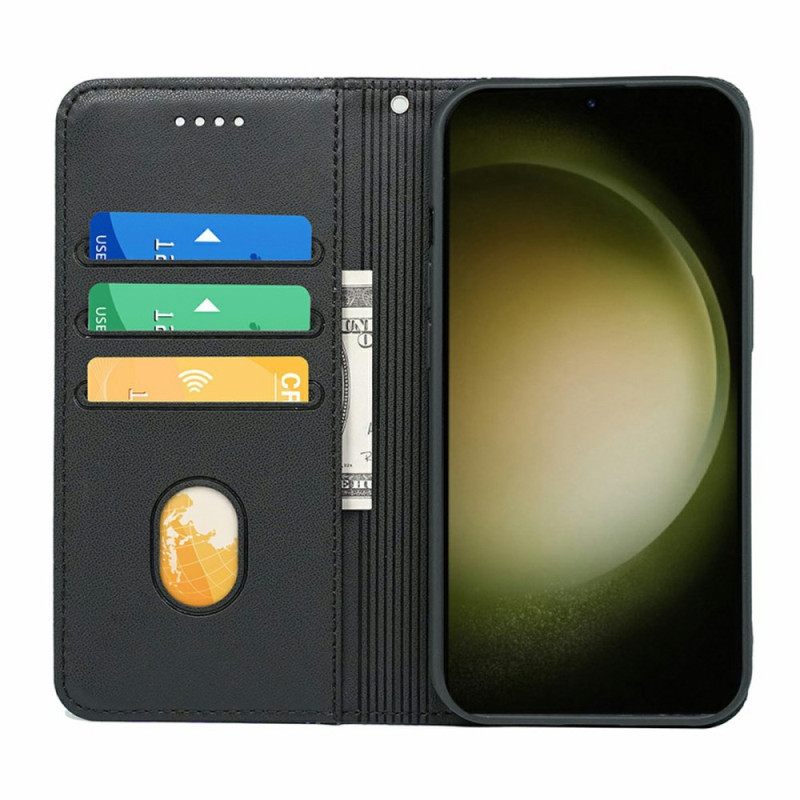 Nahkakotelo Samsung Galaxy S26 Plus Reunus